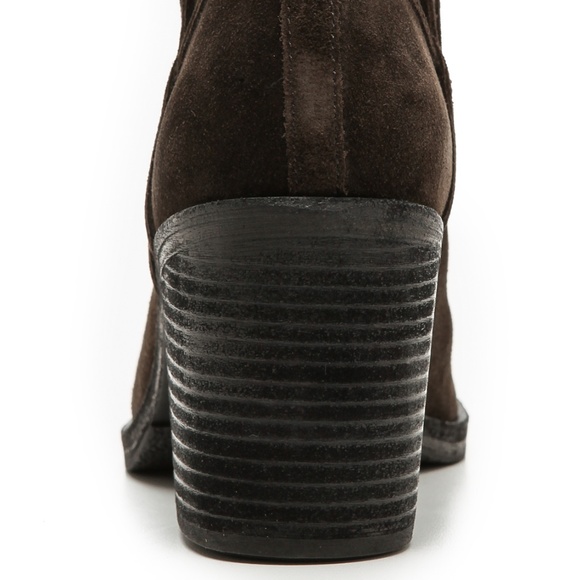 Belle by Sigerson Morrison Lagoon Suede Bootie - Picture 6 of 8